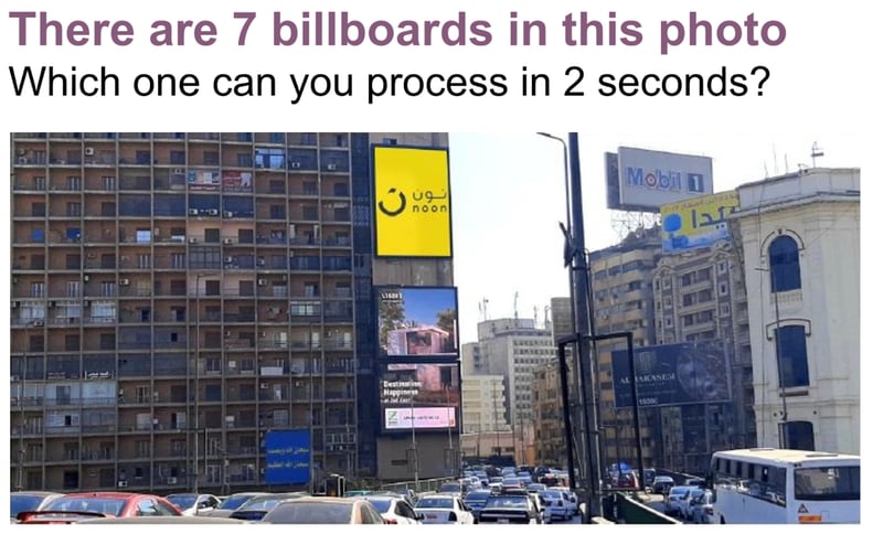 6 panneaux publicitaires urbain