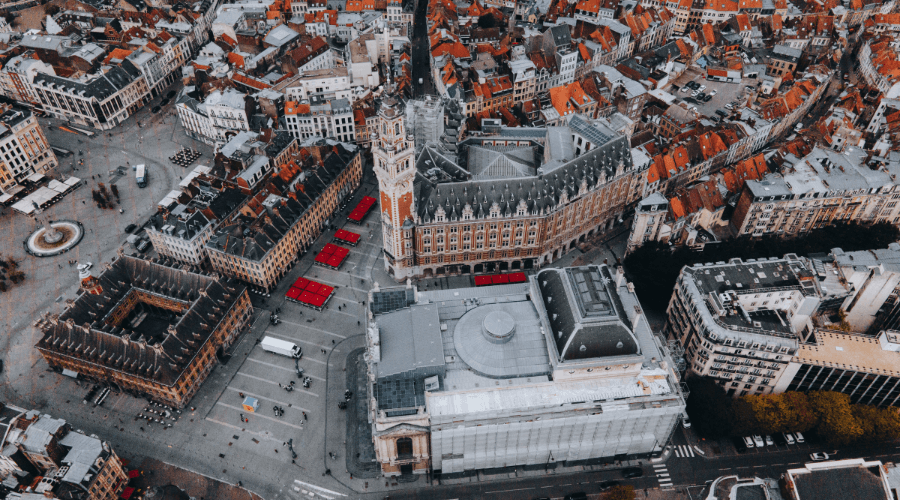 Lille vue de haut