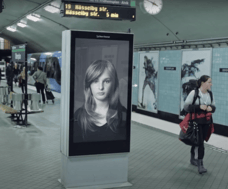 The Swedish Childhood Cancer Foundation - DOOH campaign - Hair