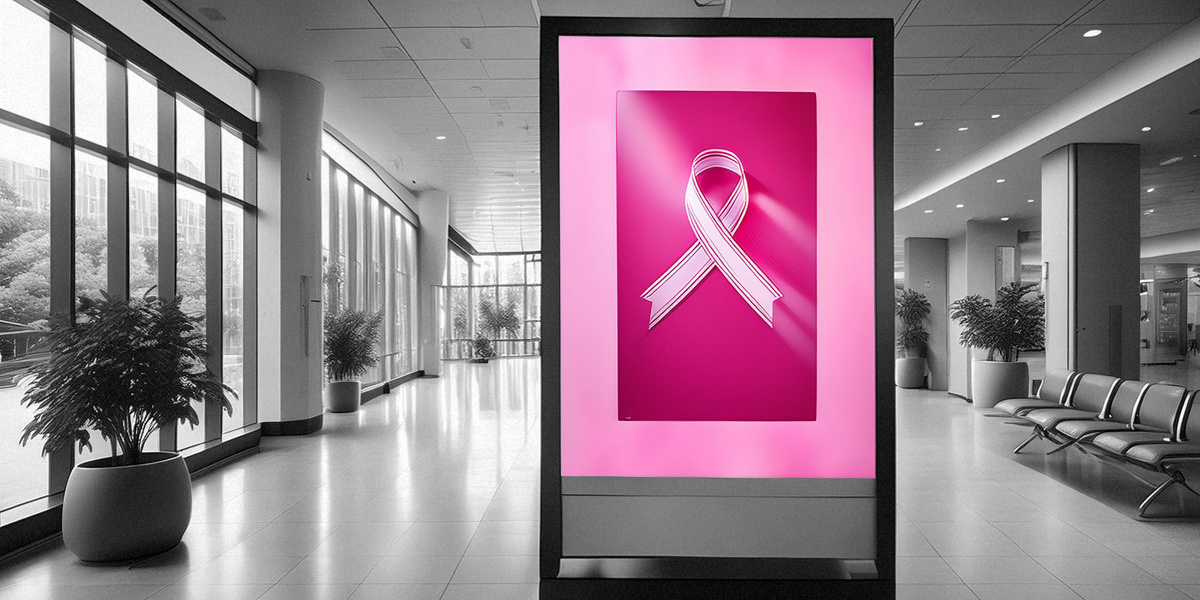 Image article Pink October: DOOH campaigns for breast cancer screening (2024 edition)